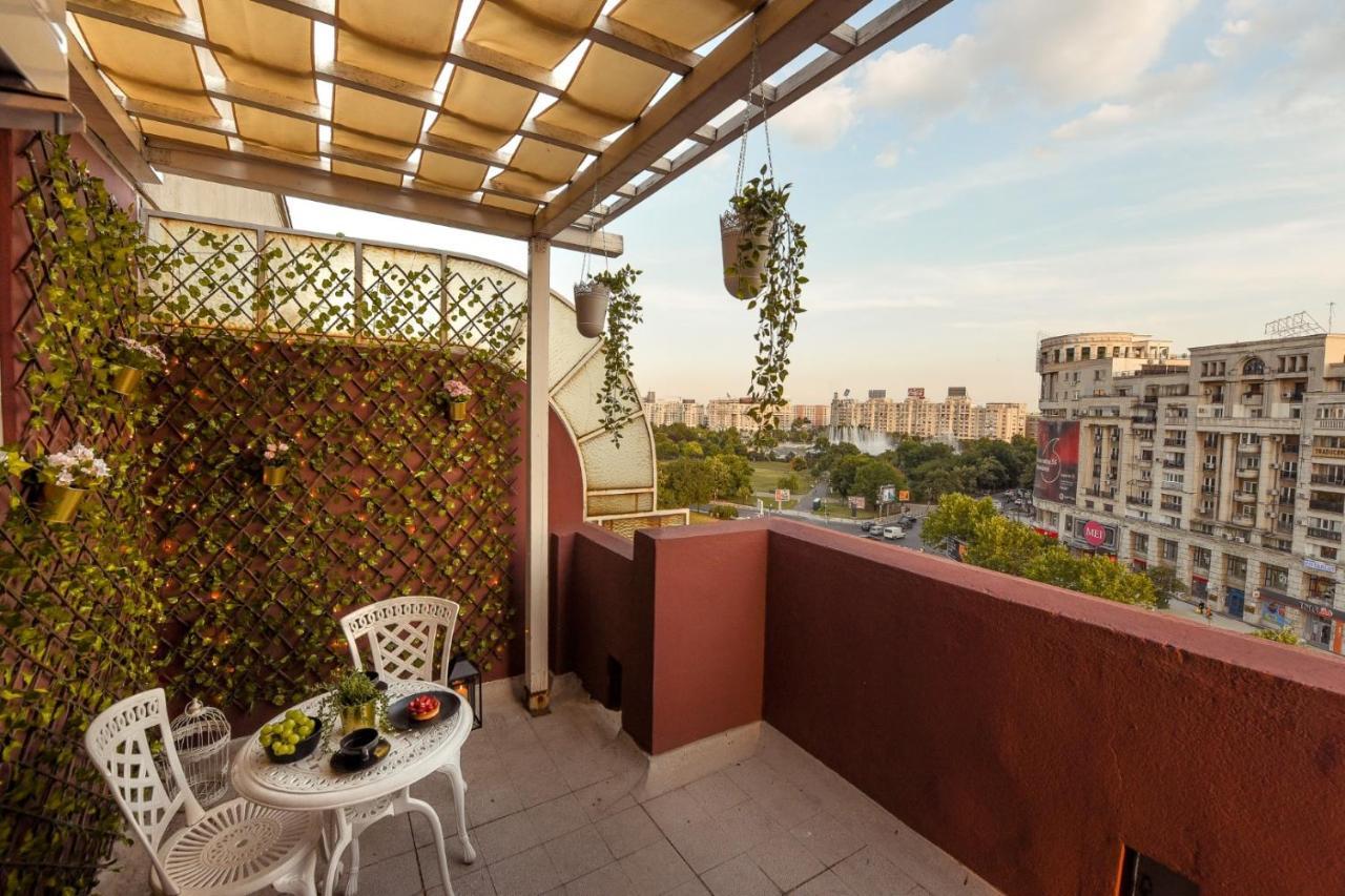 Apartament Baroque Splendor: Breathtaking Views & Design Bukareszt Zewnętrze zdjęcie